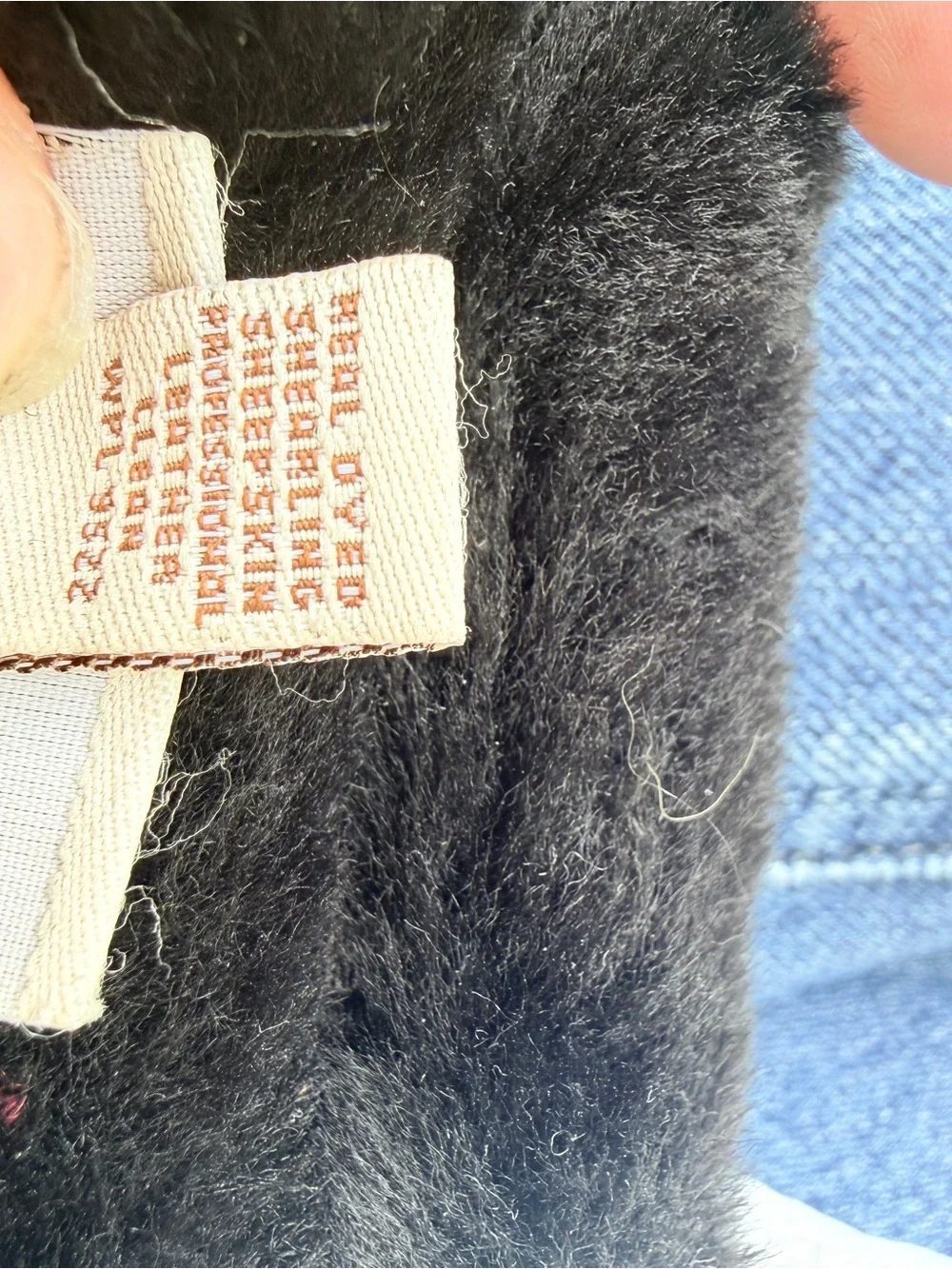 UGG Black Faux Fur Kids Headband